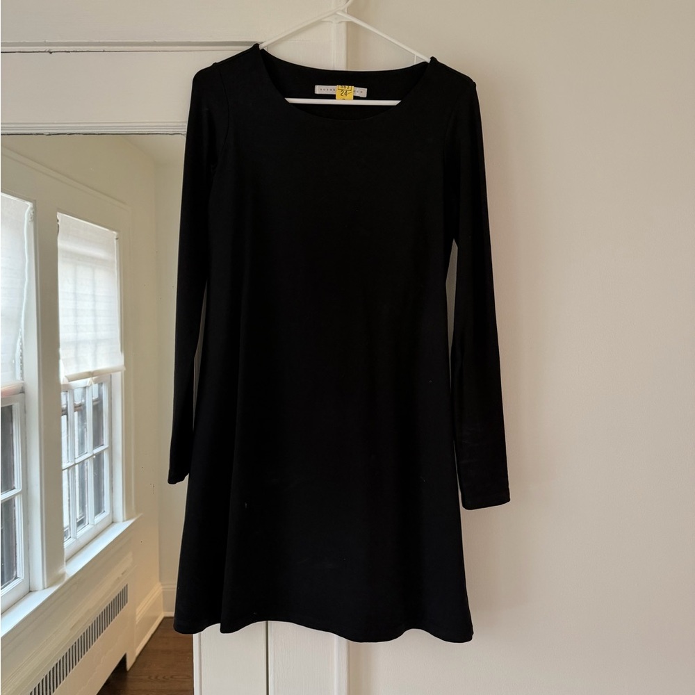 Susana Monaco Black Long Sleeve Dress